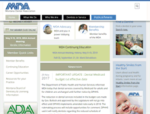Tablet Screenshot of montanadental.org